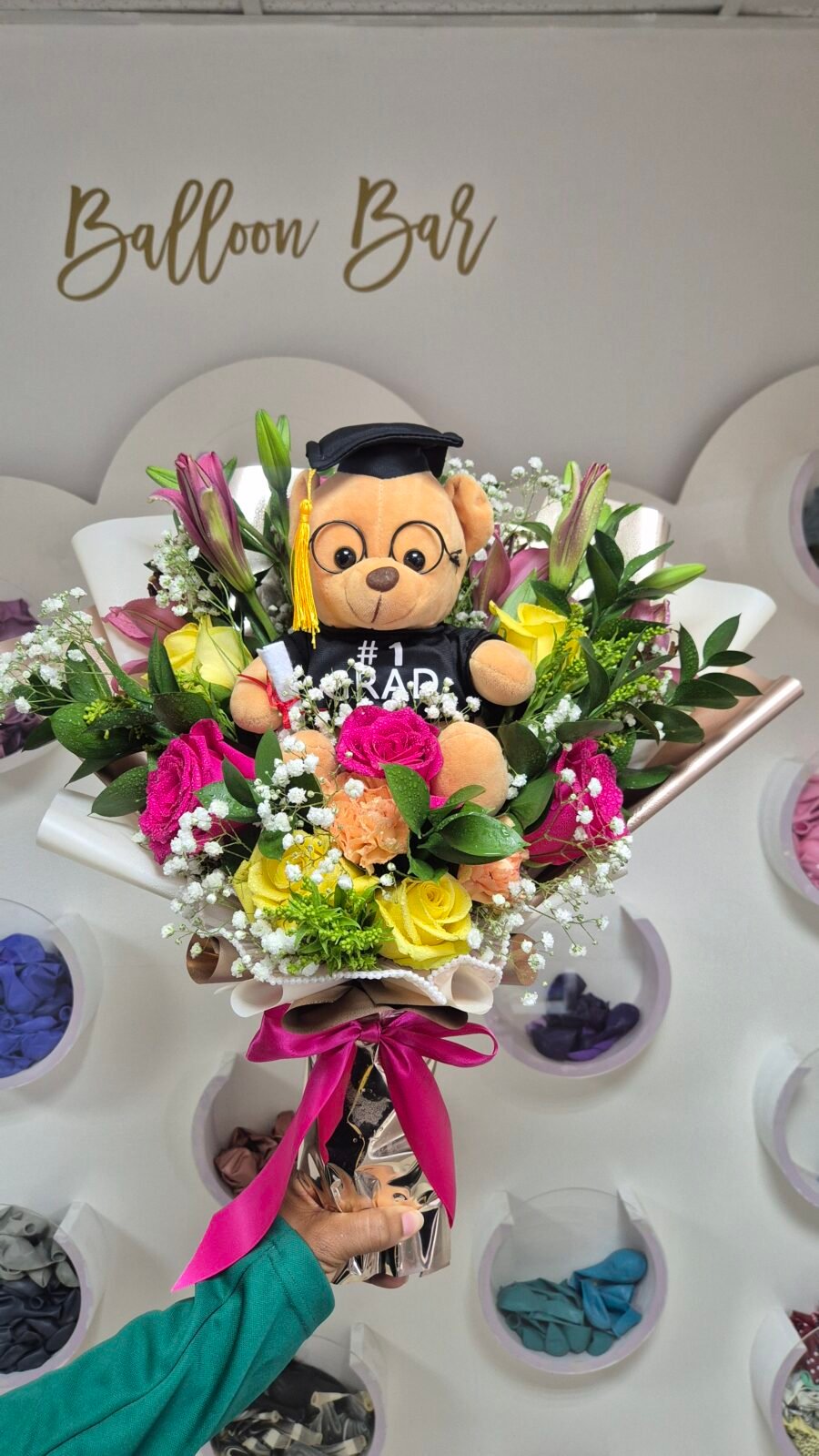 Smarty Bear Bouquet